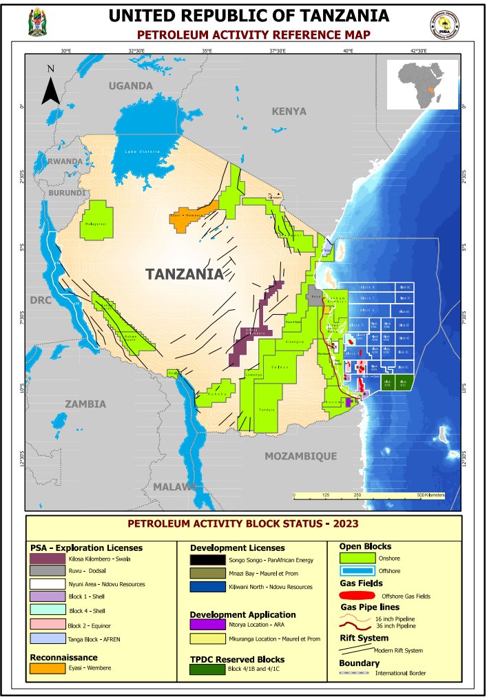 Petroleum Activity Reference Map
